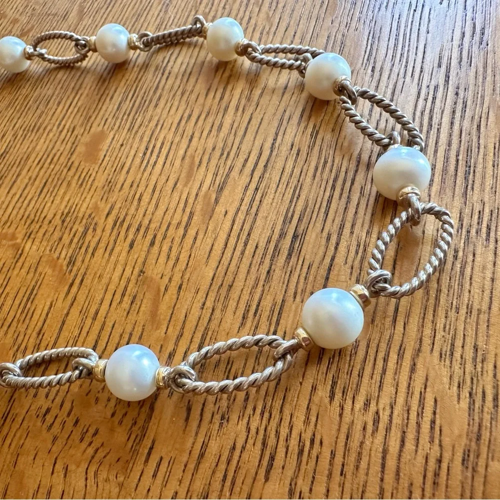 David Yurman pearl necklace - Picture 3 of 5